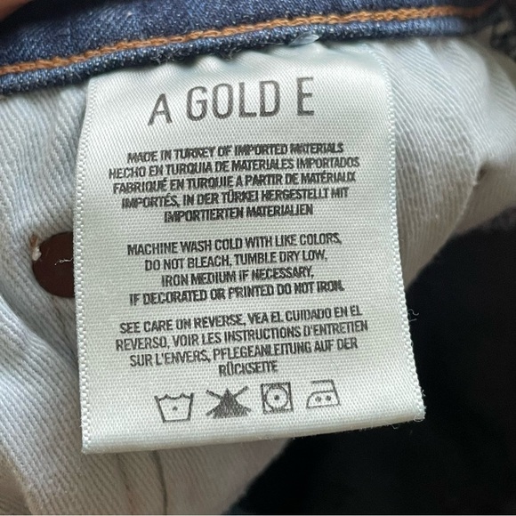 AGOLDE Women’s Sophie High Rise Skinny Distressed Ankle Crop Denim Jeans 25 - Picture 11 of 15